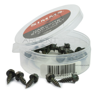 Clous SIMMS Hardbite studs noir semelles feutre x20