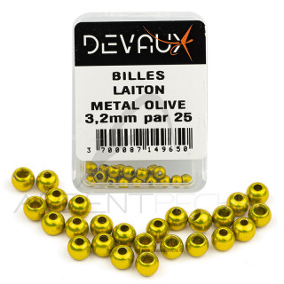 Bille Laiton DEVAUX métal olive X25