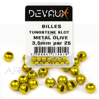 Bille Tungstène SLOT DEVAUX métal olive