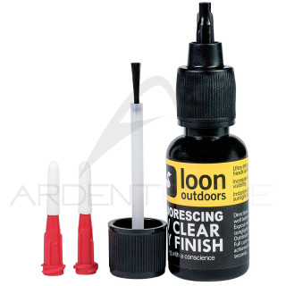 Résine UV clear fly finish Loon Fluorescing
