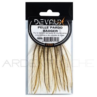 Plumes DEVAUX Pelle Pardo Badger