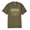 Tee Shirt SIMMS Stamp Lock T-shirt Military Heather